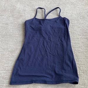 Lululemon Power Y tank in Navy